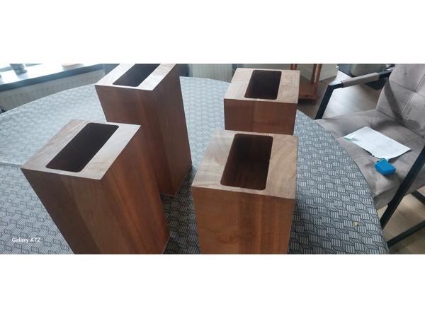 Massieve meranti blokken