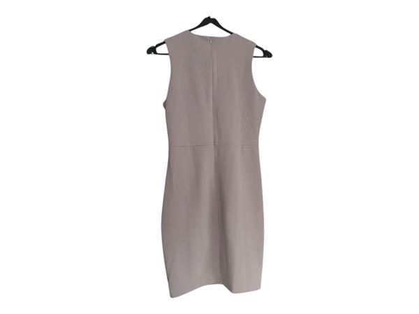 Stretchy veter jurk grijs L