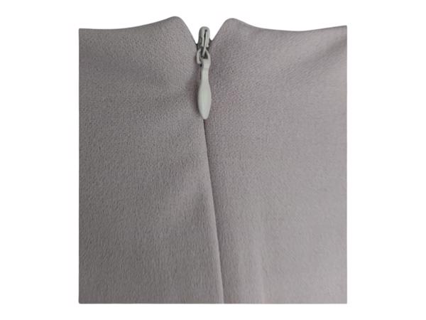 Stretchy veter jurk grijs L