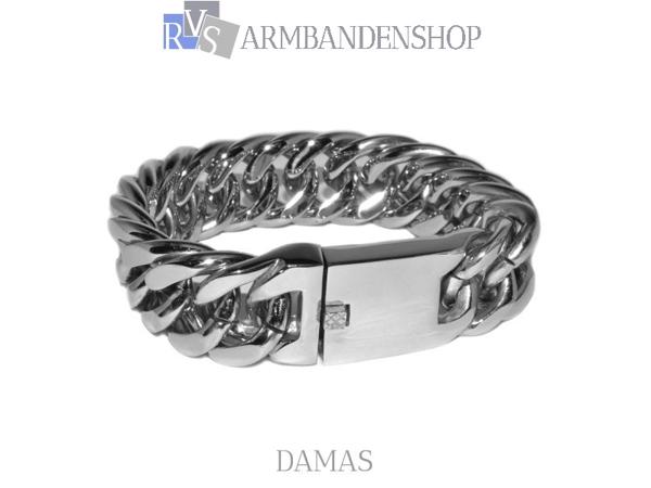 Div rvs heren of dames stoere armbanden stalen sieraden