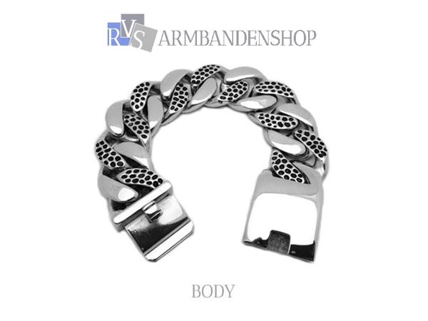 Div rvs heren of dames stoere armbanden stalen sieraden