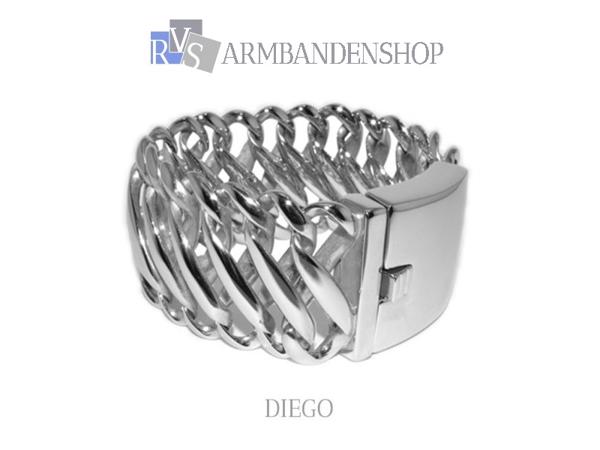 Div rvs heren of dames stoere armbanden stalen sieraden