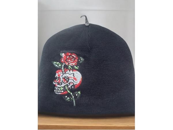 Skull muts roses glitter one size 14 jaar - 99+ jaar.