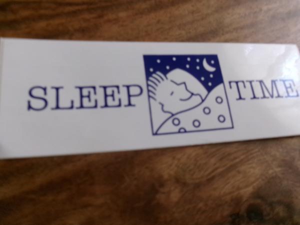 Sticker Sleep Time