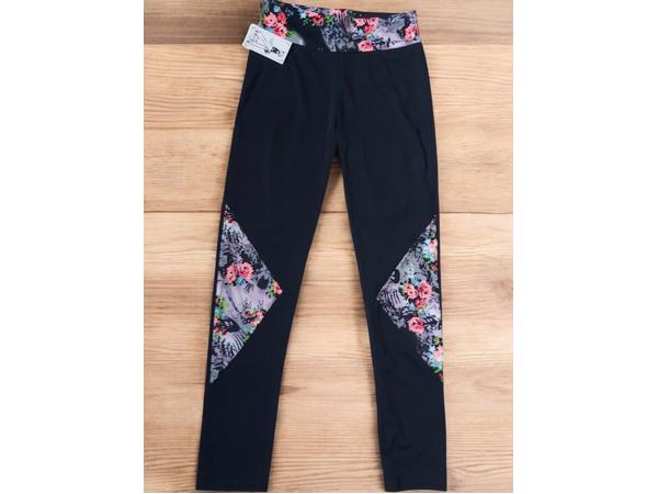 Holala sportbroek zwart lila S/M