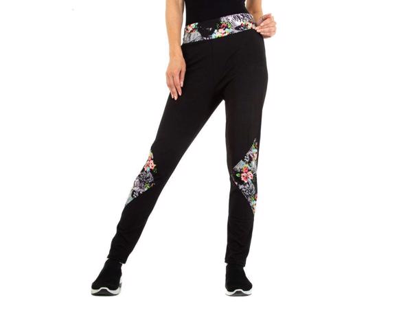 Holala sportbroek zwart lila S/M