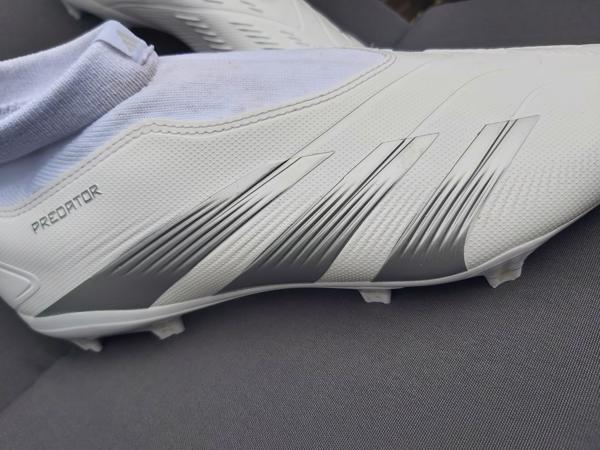 adidas Predator Elite Gras Voetbalschoenen (FG) Wit Zilver