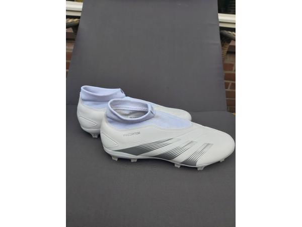 adidas Predator Elite Gras Voetbalschoenen (FG) Wit Zilver