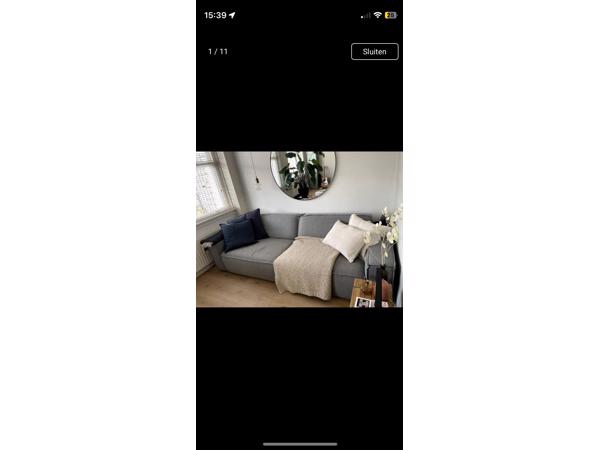 Grijze FEST 3-zitsbank modulair