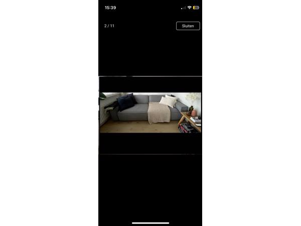 Grijze FEST 3-zitsbank modulair