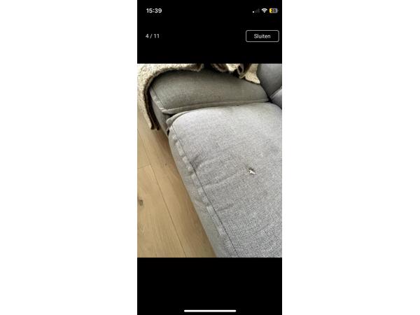 Grijze FEST 3-zitsbank modulair