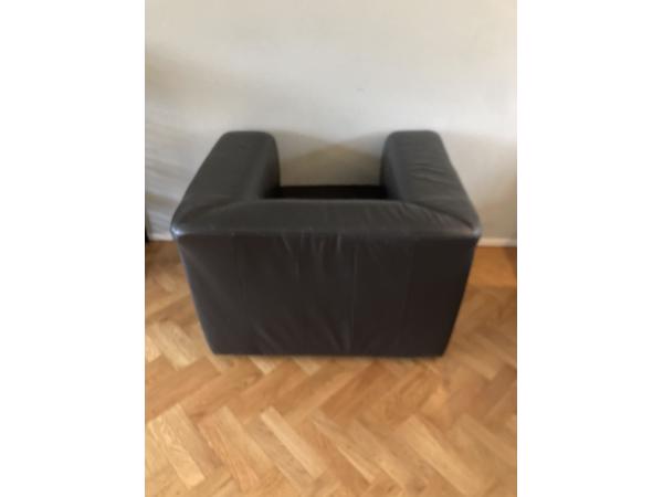 Mooie leren fauteuil