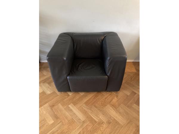 Mooie leren fauteuil