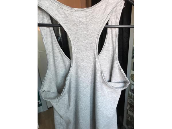 Grijze tanktop met meloen - Active Touch (S/36)