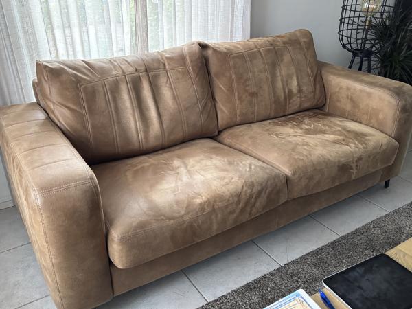 2.5 - zitsbank bruin leer urban sofa