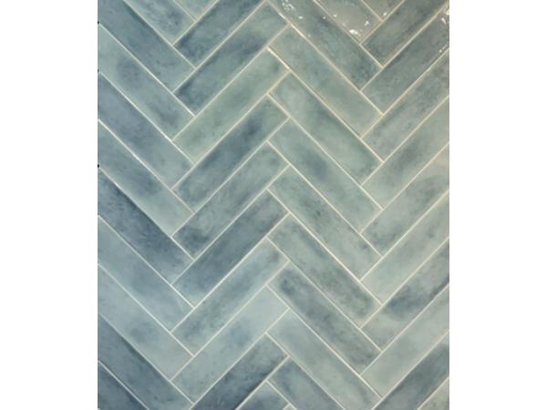 Cifre ceramica wandtegel opal turqoise 7,5x30 licht groen