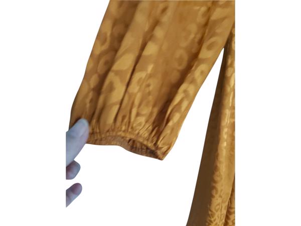 Oranje panterprint jurk XL