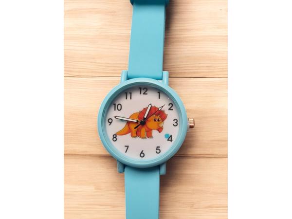 Horloge voor Kinderen - Dino - Kast 34 mm - Blauw