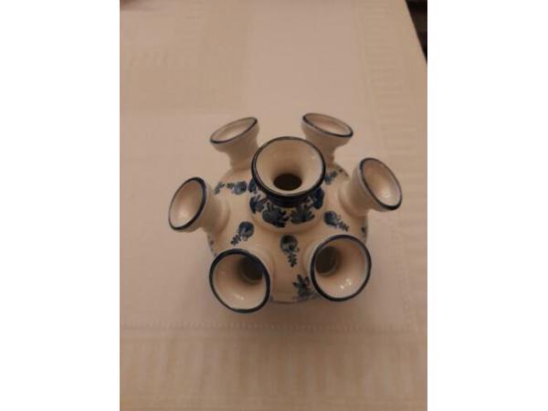 Set Vaas Delfts Blauw  en Molen beide Handwerk