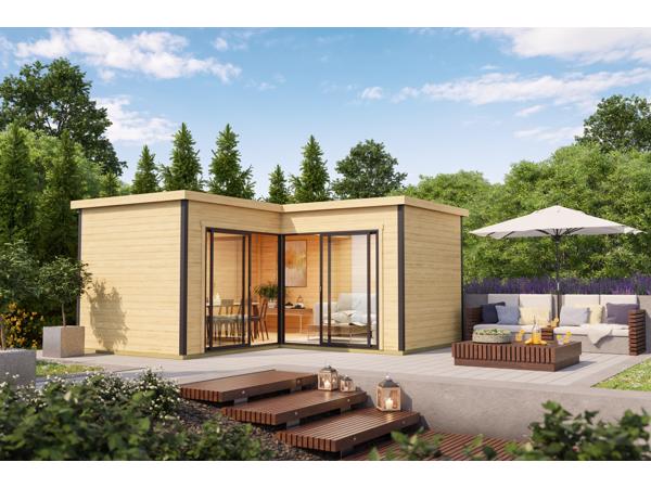 NIEUW modern houten tuinhuis Domeo 6 Set