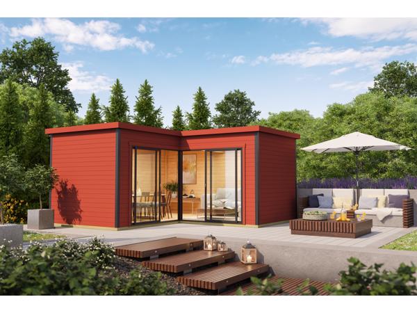 NIEUW modern houten tuinhuis Domeo 6 Set