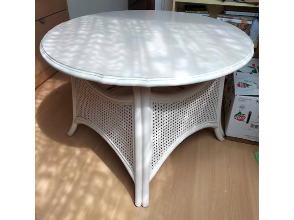 salontafel hoog 58 en doorsnee 80 cm