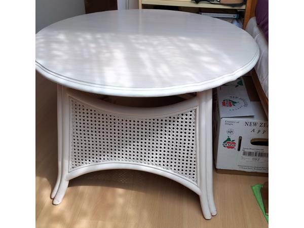 salontafel hoog 58 en doorsnee 80 cm