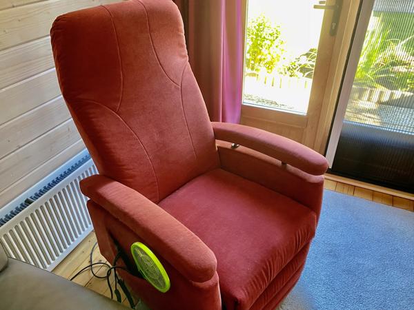 Sta op stoel Italiaanse leren bank plus Fauteuil in een €950