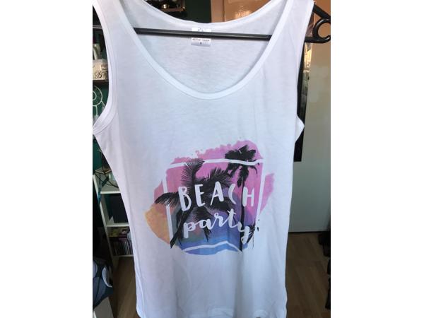 Witte tanktop beach - Active Touch (S/36)