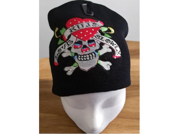 Skull muts love glitter one size 14 jaar - 99+ jaar.