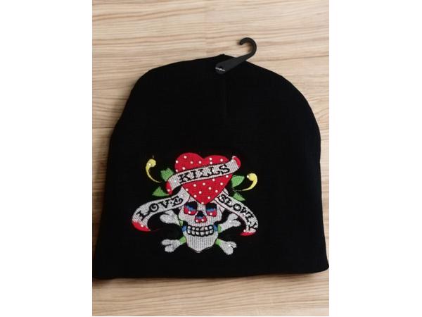 Skull muts love glitter one size 14 jaar - 99+ jaar.