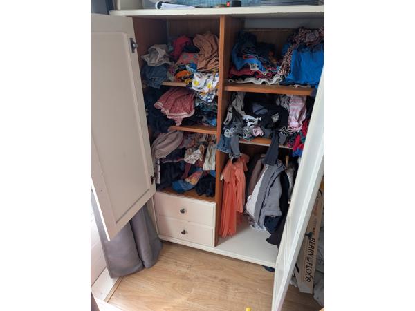 Kledingkast wit stevig
