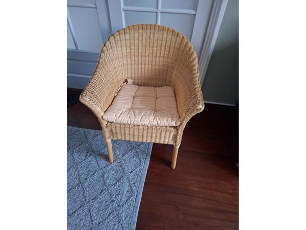 Stoel,  pitriet en bamboe