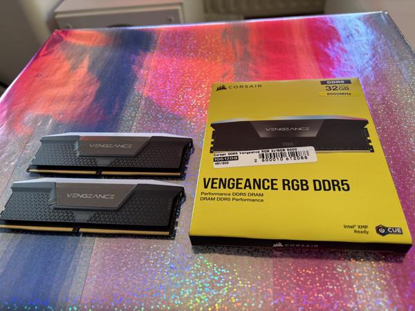 Corsair Vengeance DDR5 32GB (2x16GB) 6000MT/s – NIEUW!