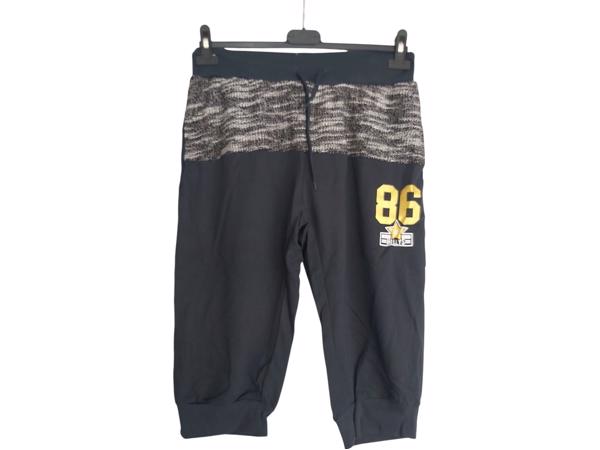 Nanqier heren korte broek donkerblauw grijs L