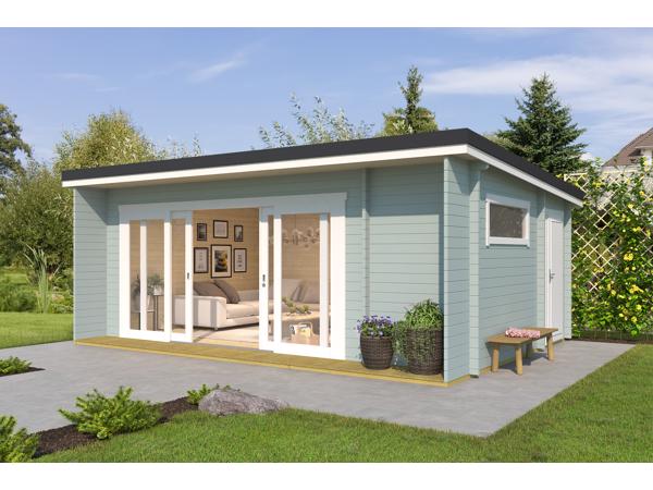 Tuinhuis-Blokhut Java: 608 x 390 cm