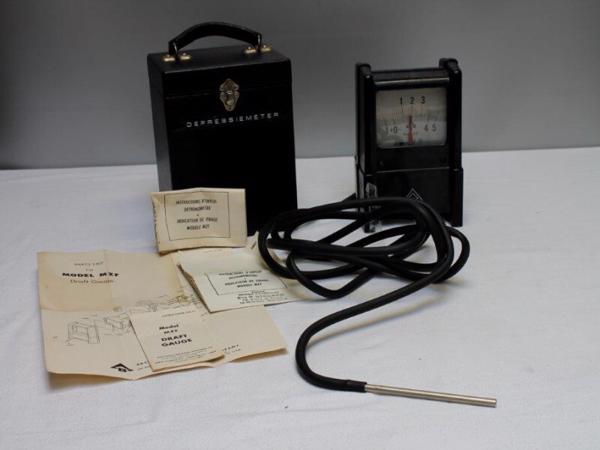 Bacharach MZF Draft Gauge + manual