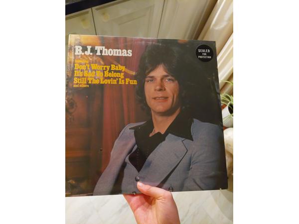 Nog in originele verpakking 1977 B.J Thomass collector vinyl