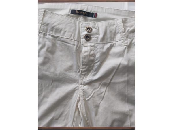 Broek extra lang creme wit recht model 31/ L