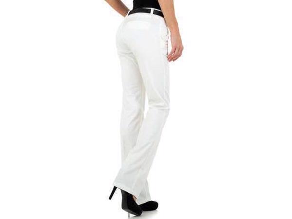 Broek extra lang creme wit recht model 31/ L