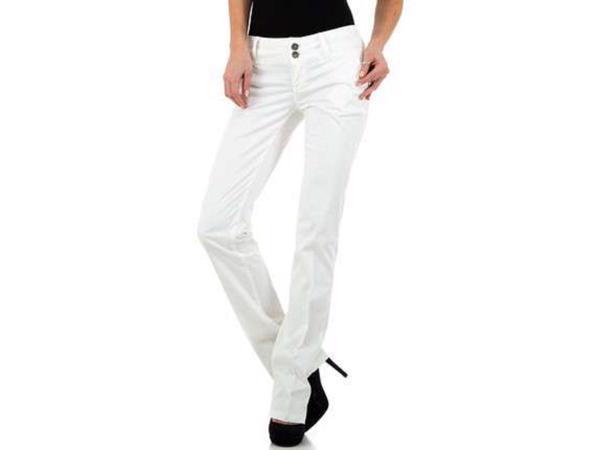 Broek extra lang creme wit recht model 31/ L