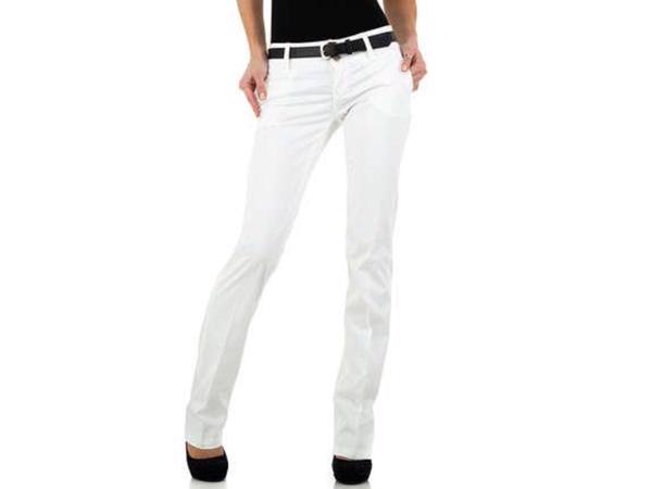 Broek extra lang creme wit recht model 31/ L