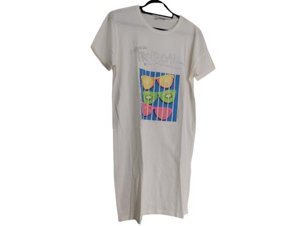 Shirt jurk Tropical fruit wit S