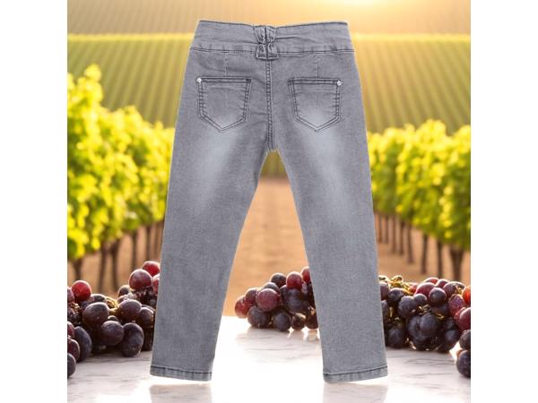 Skinny Stretchy jeans grijs 134