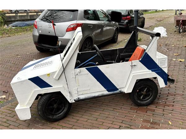 Skelter met politie opbouw