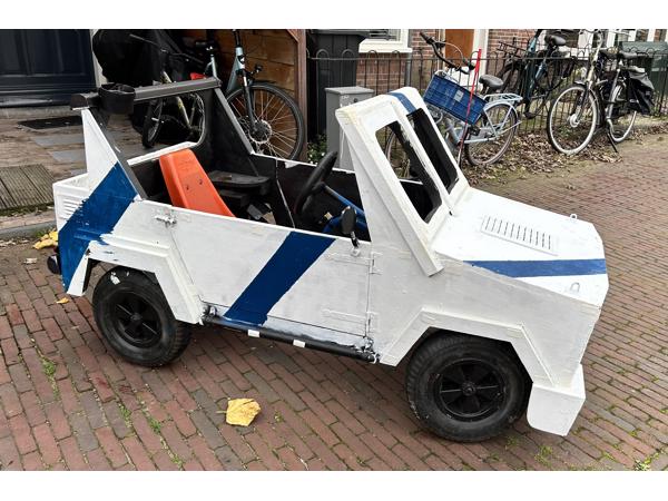 Skelter met politie opbouw