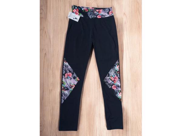 Holala sportbroek zwart lila S/M 36/38