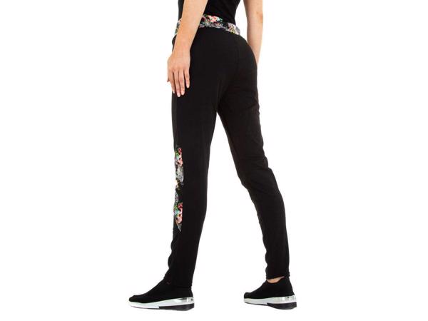 Holala sportbroek zwart lila S/M 36/38