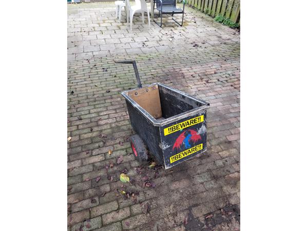 Aluminium fietskar. Voor allerhande gebruik.