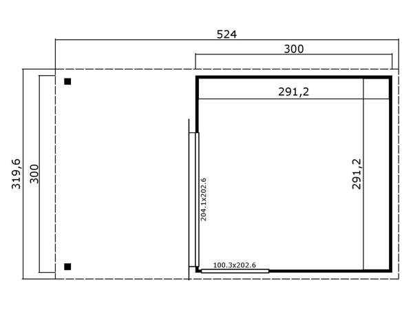 NIEUW TUINHUIS Domeo 2 Set